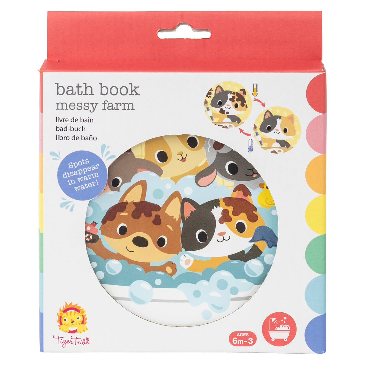 Tiger Tribe Messy Farm Bath Book