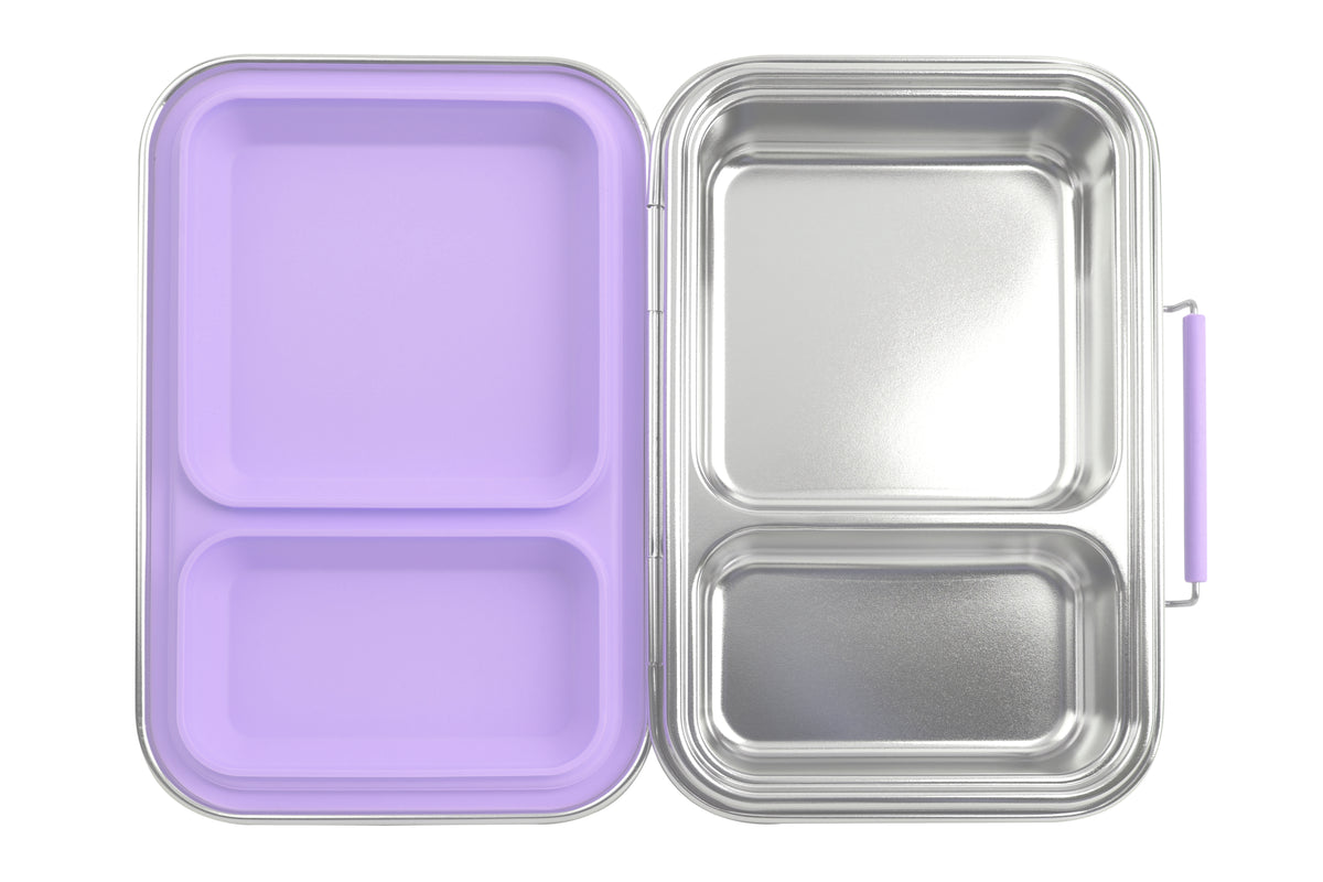 Ecococoon - BENTO BOX 2 - STAINLESS STEEL - Grape
