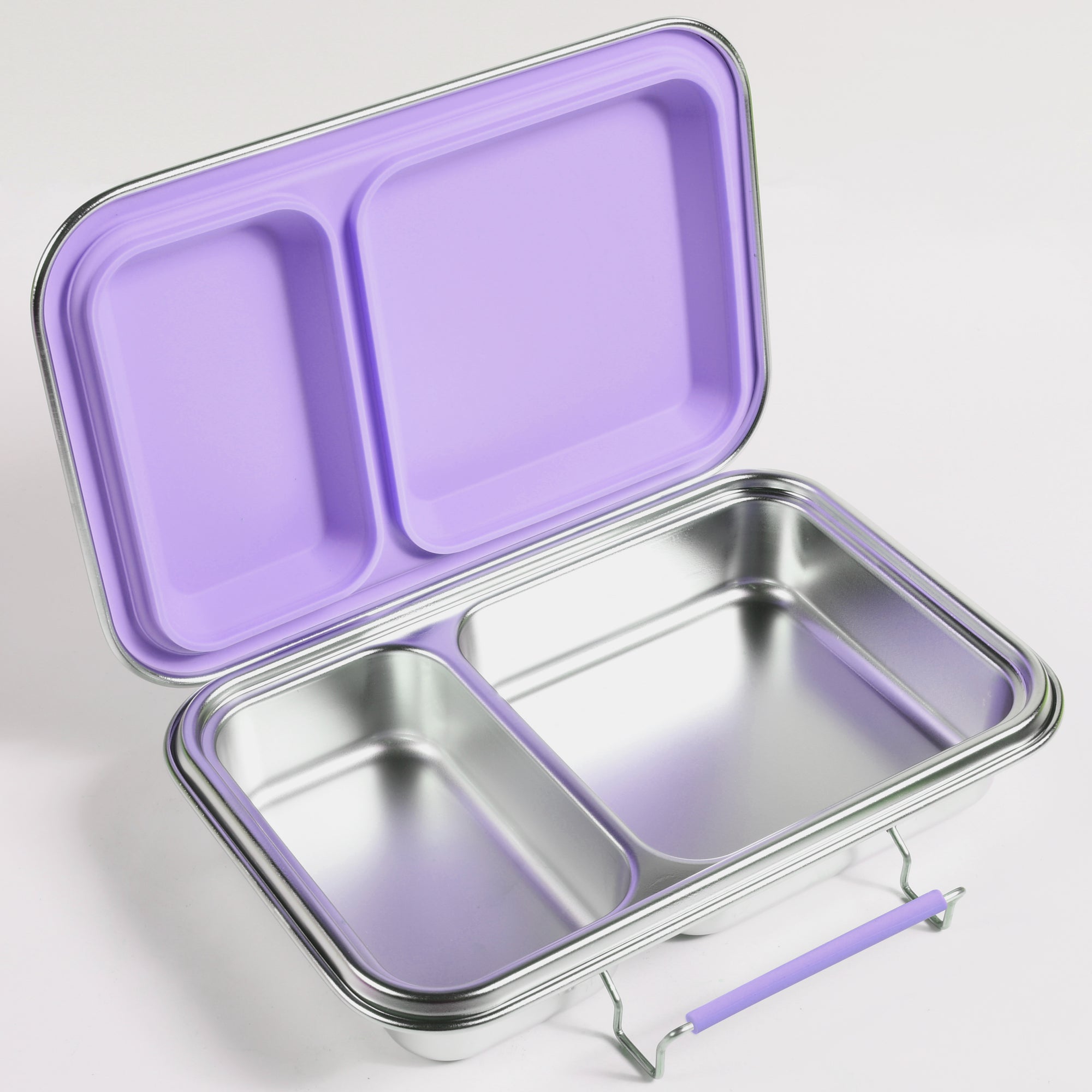 Ecococoon - BENTO BOX 2 - STAINLESS STEEL - Grape