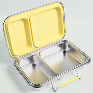 Ecococoon - BENTO BOX 2 - STAINLESS STEEL - Limoncello