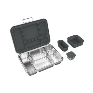 Ecococoon - V2 Stainless Steel Bento 5 - CHARCOAL
