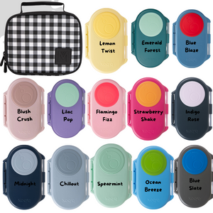 Montiico mini Insulated Lunch bag Bundle - Black Gingham