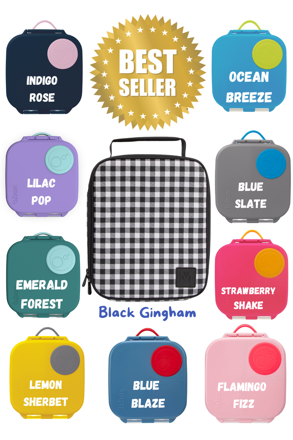 B.Box / Montiico Large and snack box bundle