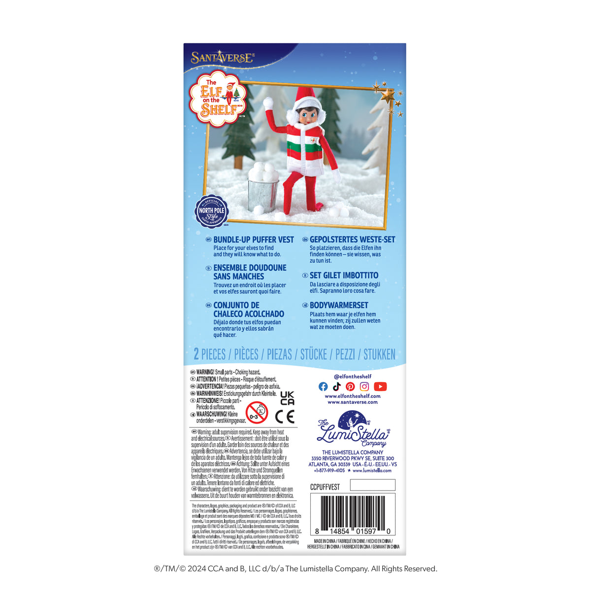 Claus Couture Collection® Bundle-Up Puffer Vest