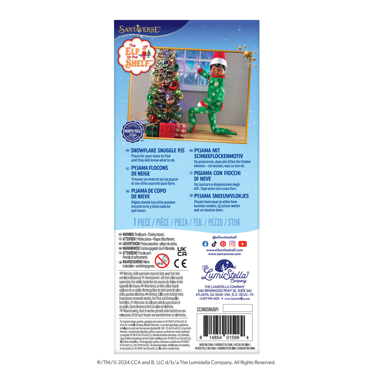 Claus Couture Collection® Snowflake Snuggle PJs