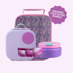 Growing Cosy Eater Bundle - Meadow / Sugar Plum