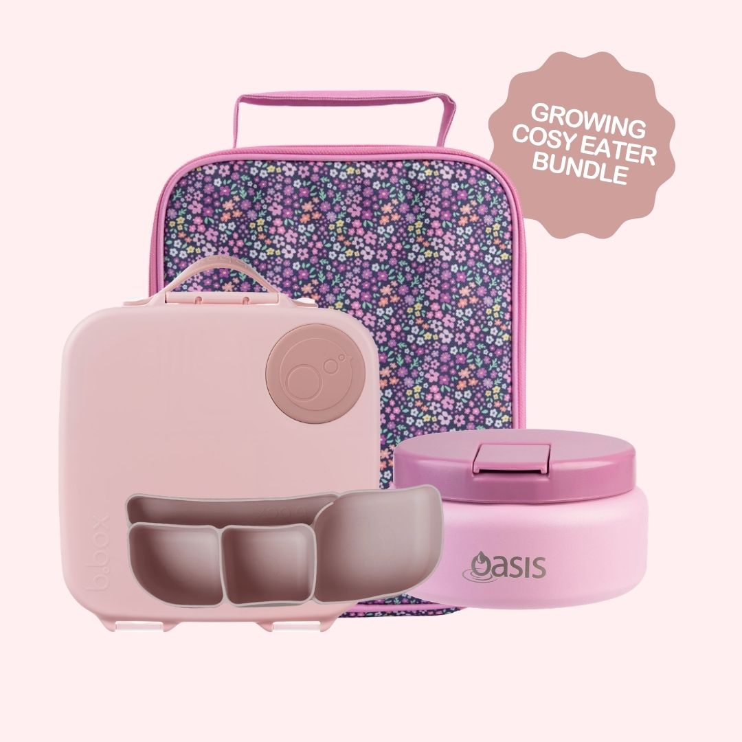 Growing Cosy Eater Bundle - Meadow / Blush