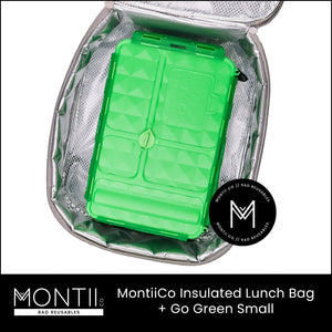 MontiiCo Large Insulated Lunch Bag - Goal Keeper