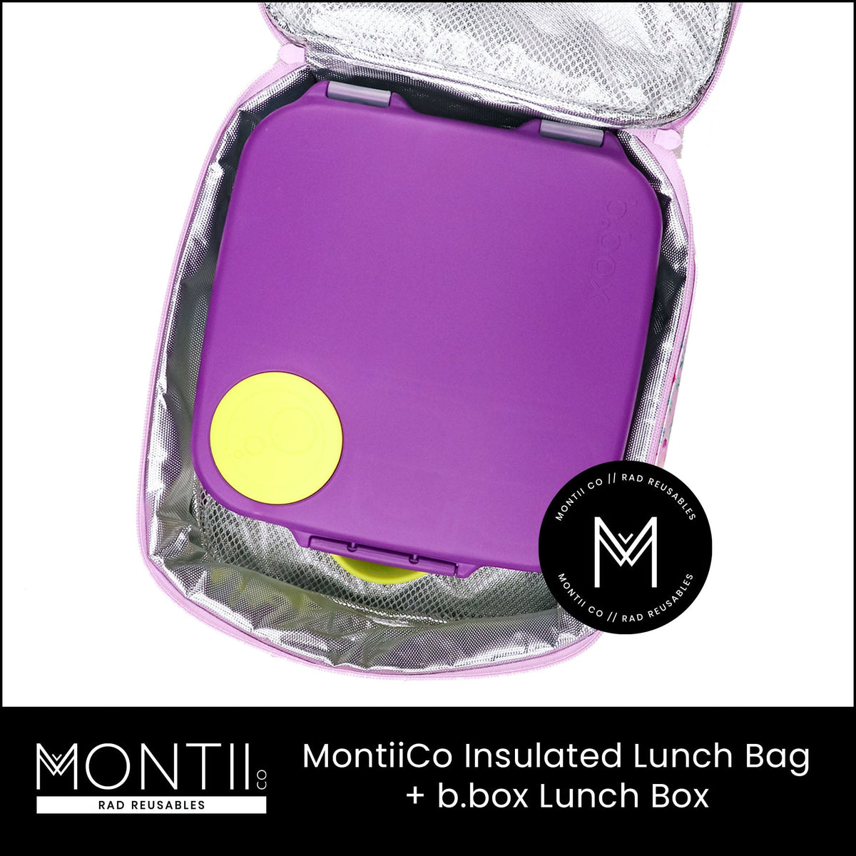 Montiico Insulated Lunch bag - Confetti - large