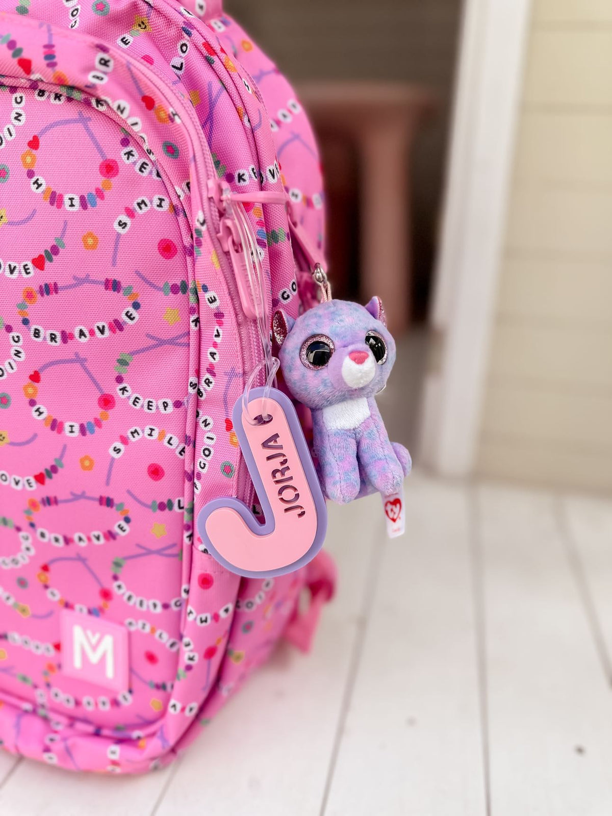 Large Personalised Laser Cut Bag Tag