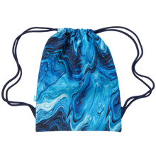 Spencil Drawstring Bag - Ocean Marble