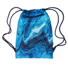 Spencil Drawstring Bag - Ocean Marble