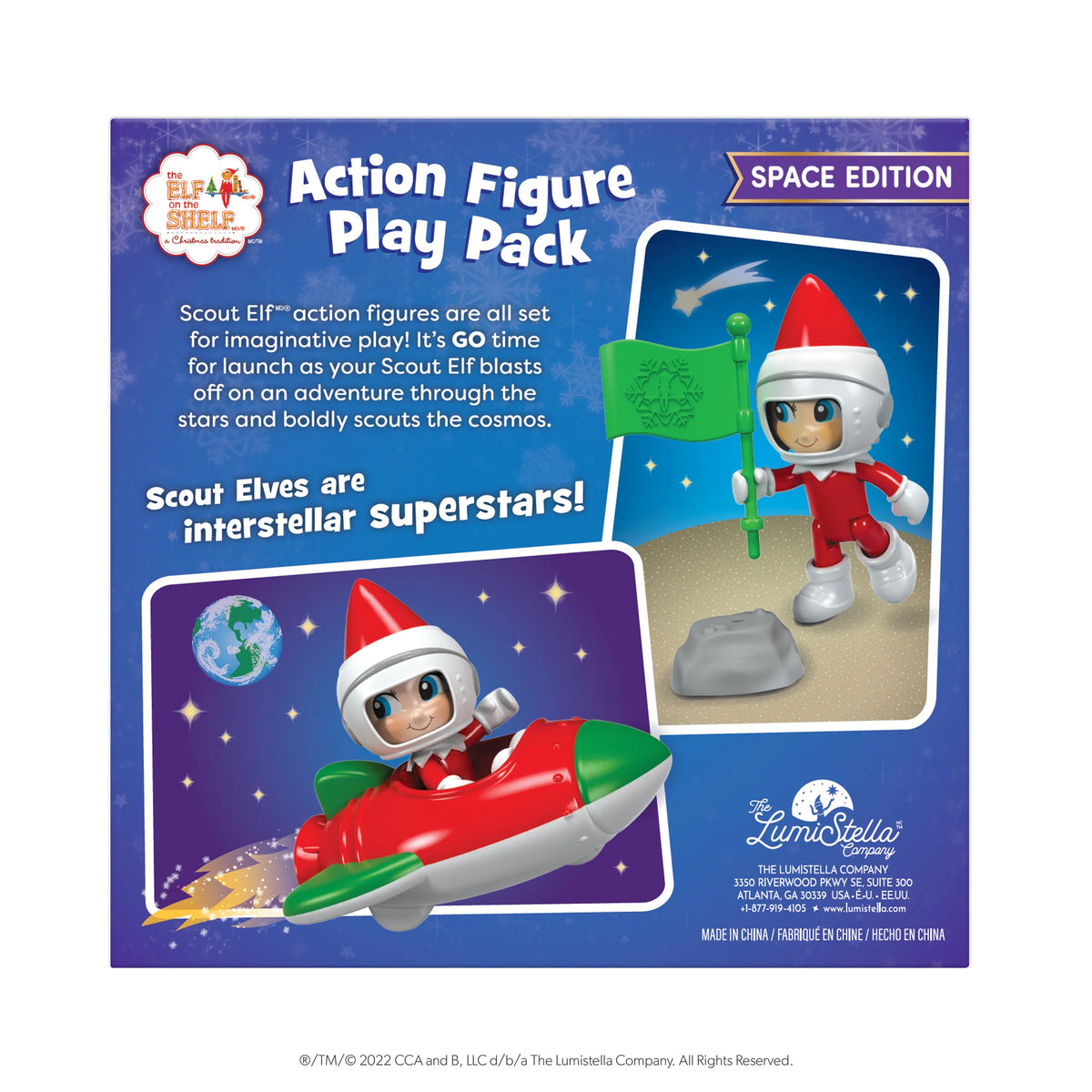 THE ELF ON THE SHELF® ACTION FIGURES PLAY PACK SPACE