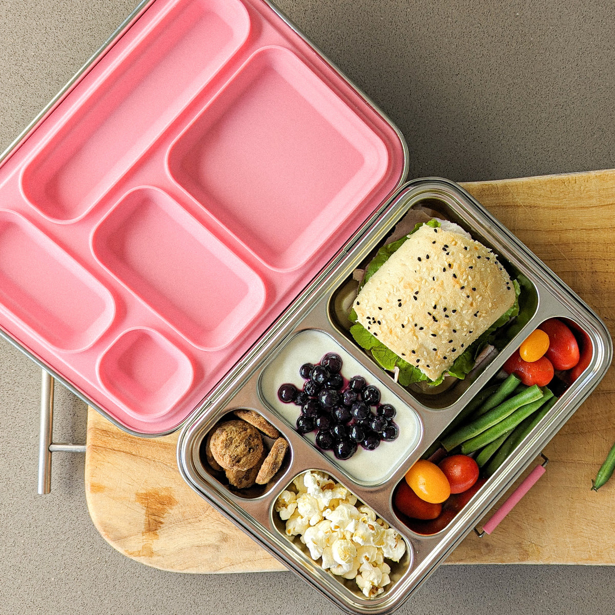Ecococoon - Stainless Steel Bento 5 - Rose