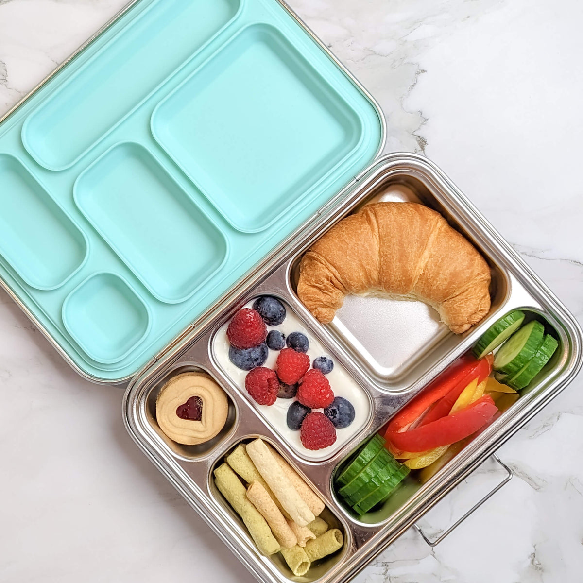 Ecococoon - Stainless Steel Bento 5 - Mint