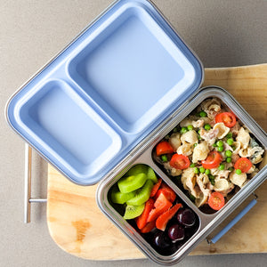 Ecococoon - BENTO BOX 2 - STAINLESS STEEL - Blueberry