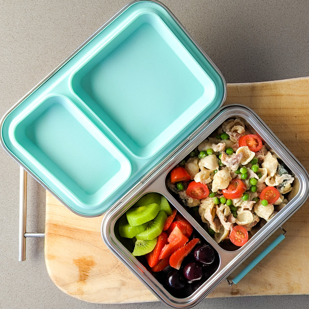 Ecococoon - BENTO BOX 2 - STAINLESS STEEL - Mint
