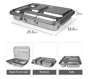 Ecococoon - Stainless Steel Bento 5 - Rose