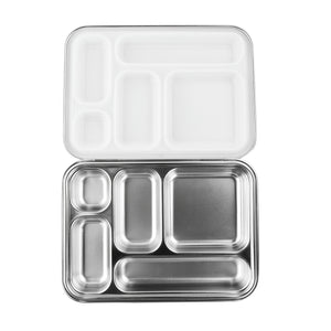 Ecococoon - Stainless Steel Bento 5 - White