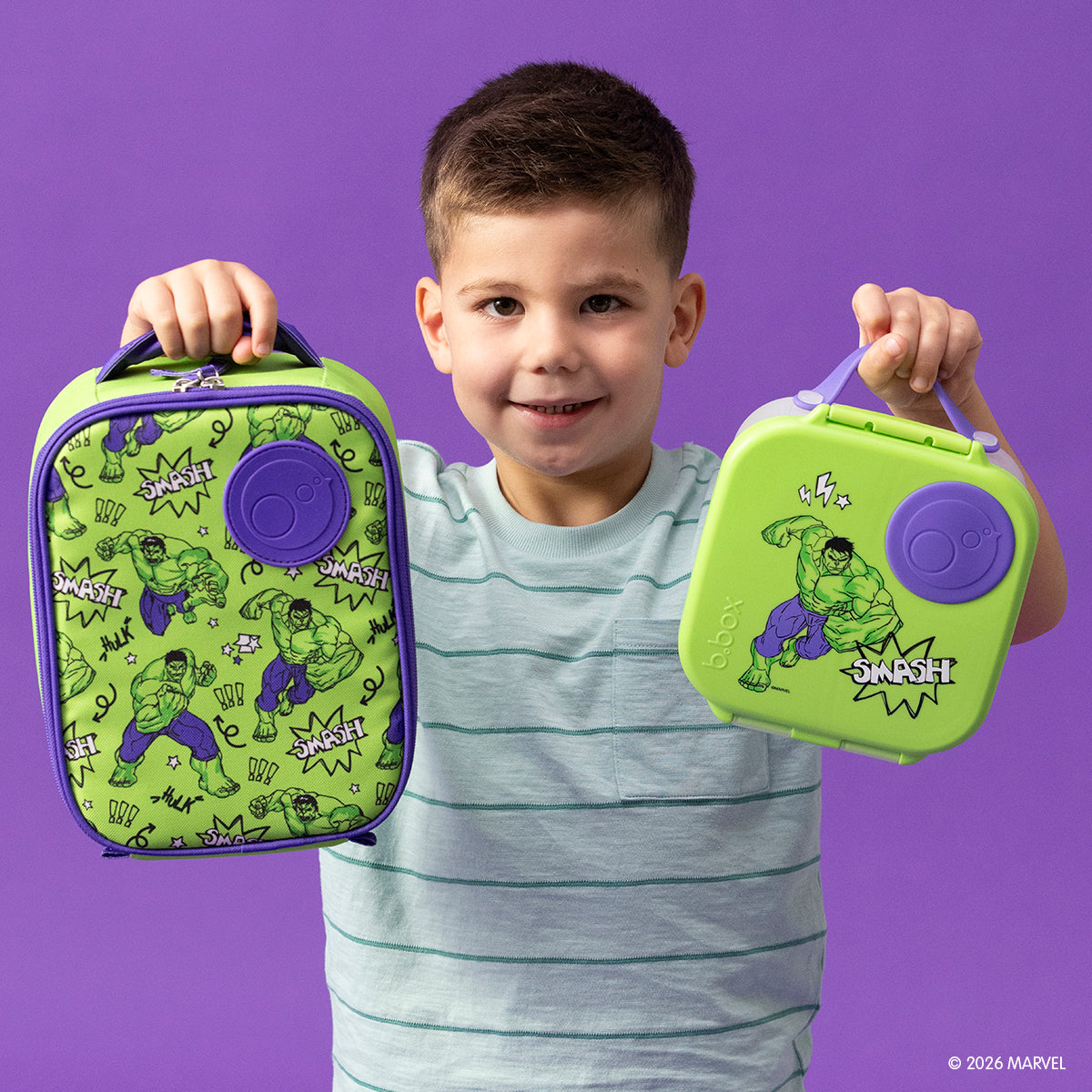 B.box Flexi Mini JNR Insulated Lunchbag - Hulk