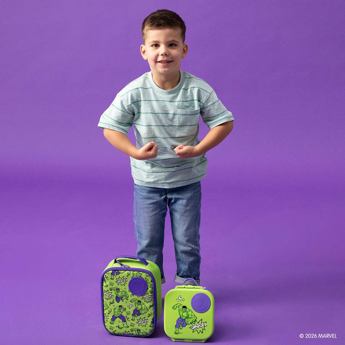 B.box Flexi Mini JNR Insulated Lunchbag - Hulk