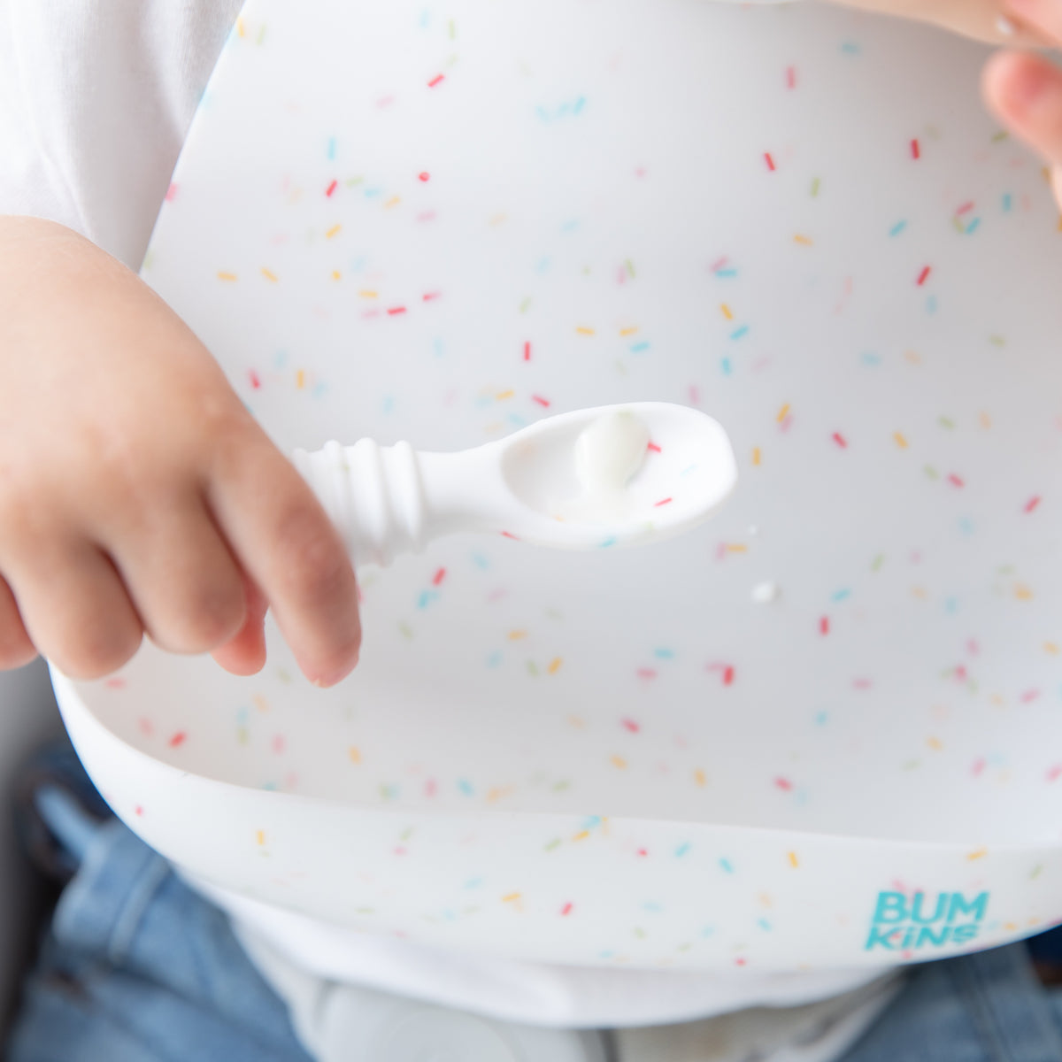 Bumkins Silicone Bib - Vanilla Sprinkle