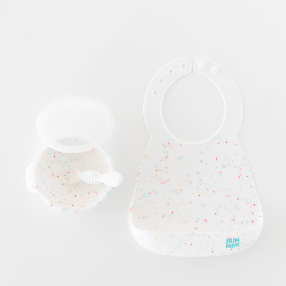 Bumkins Silicone Bib - Vanilla Sprinkle