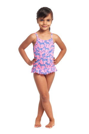 FUNKITA - TODDLER GIRLS BELTED FRILL ONE PIECE - Twinkle Toes