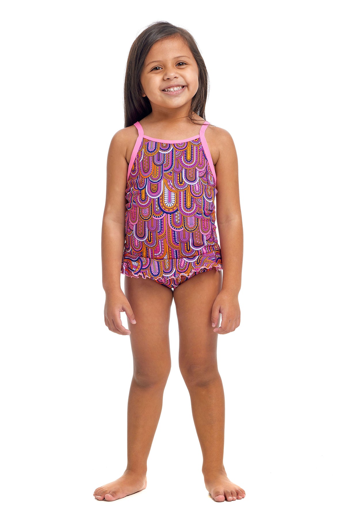 FUNKITA - LEARN TO FLY  TODDLER GIRL&#39;S BELTED FRILL ONE PIECE