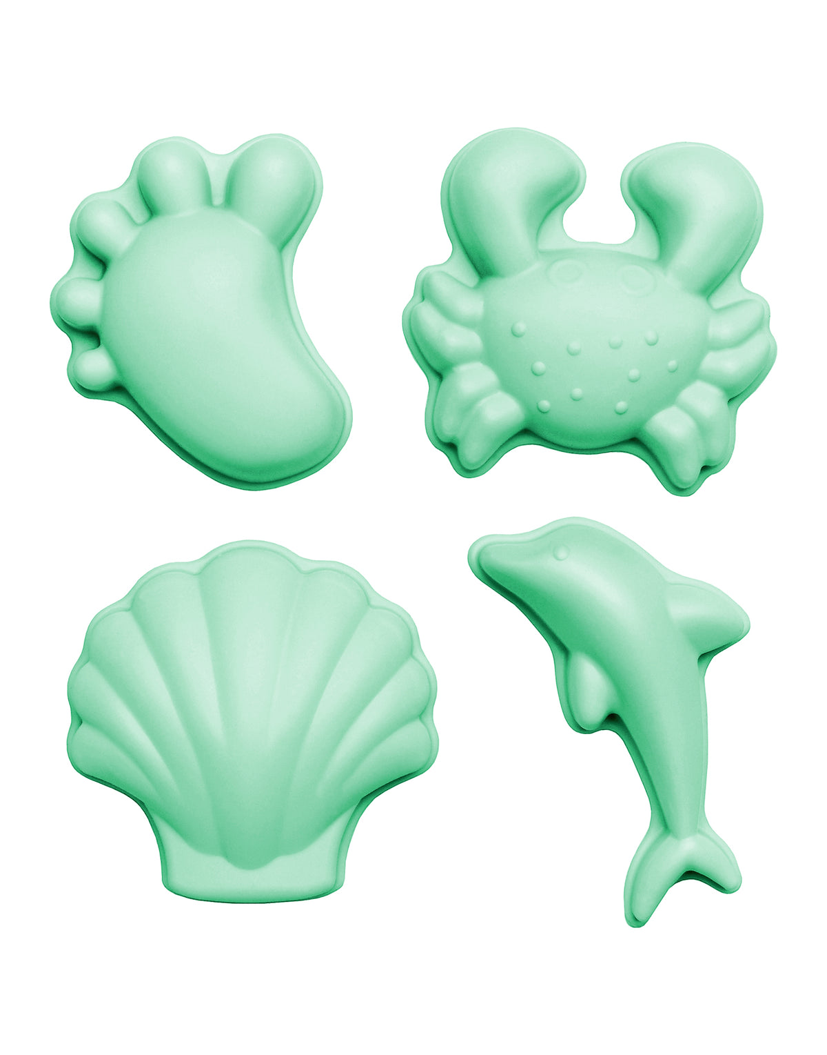 SILICONE MOULD SET OF 4 - Spearmint