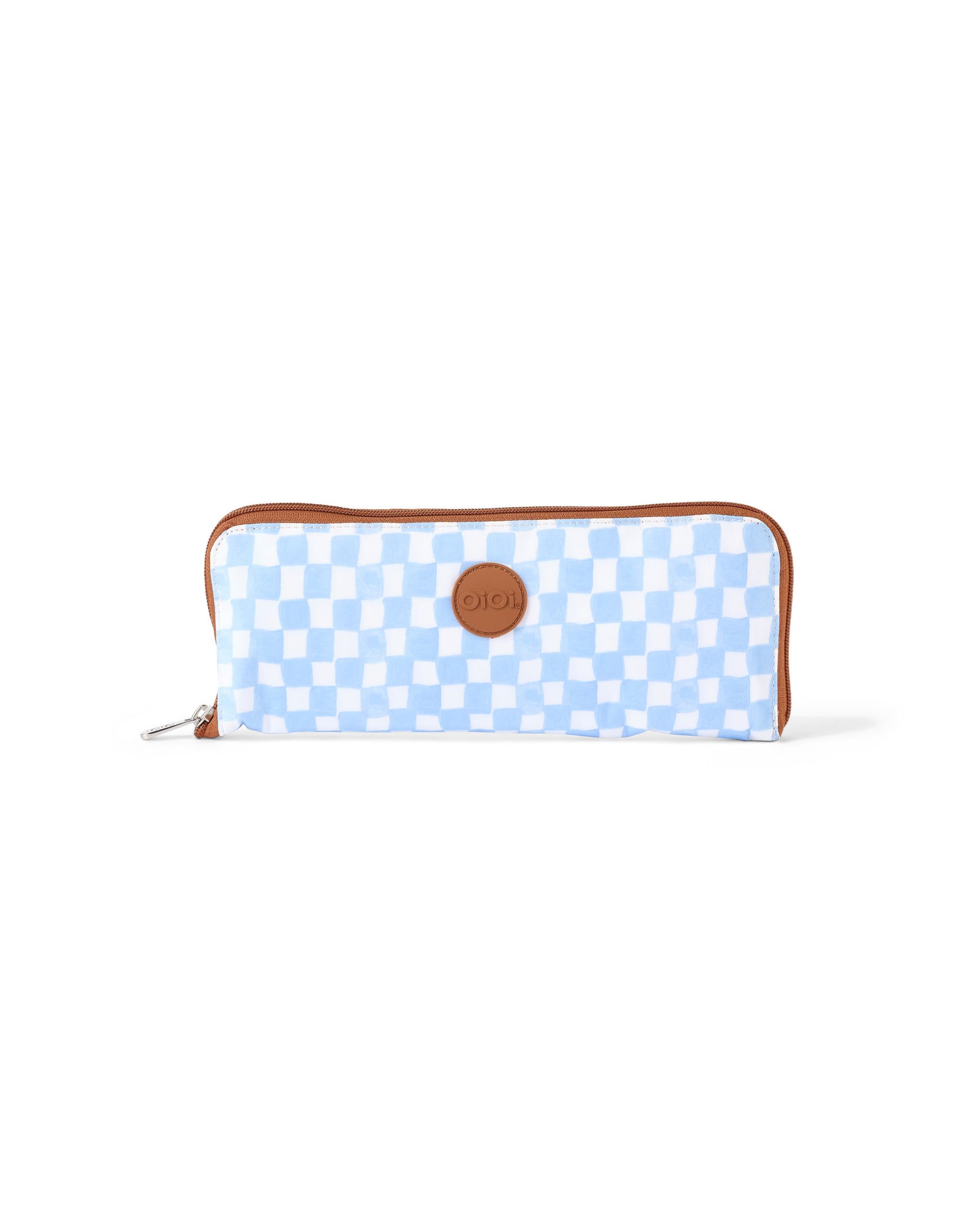 Fold-Up Tote - Blue Check