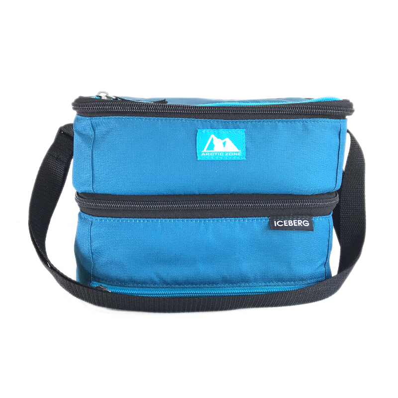 Arctic Zone Dual Lunch Bag - Sapphire Blue