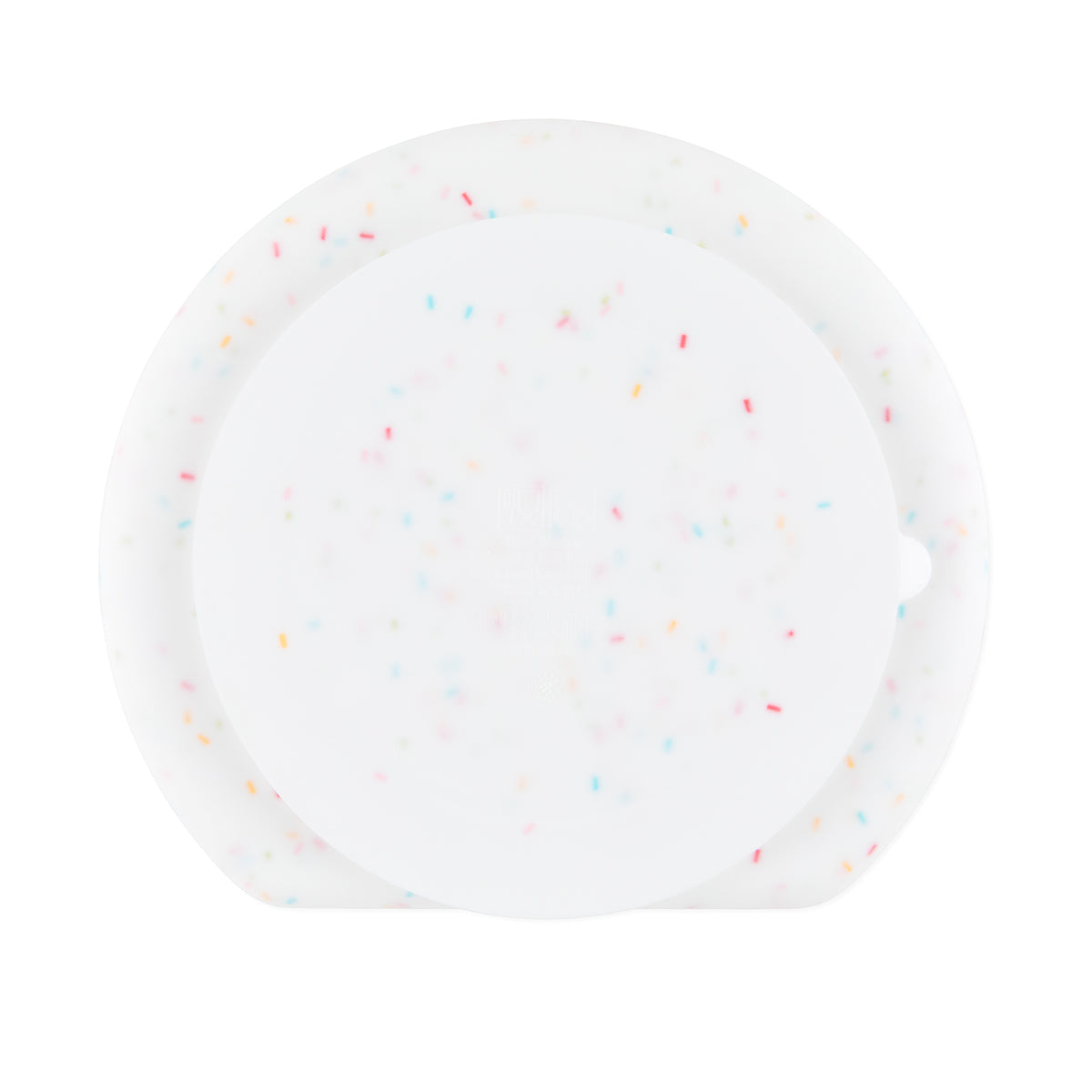 Bumkins Silicone Grip Plate - Vanilla Sprinkle