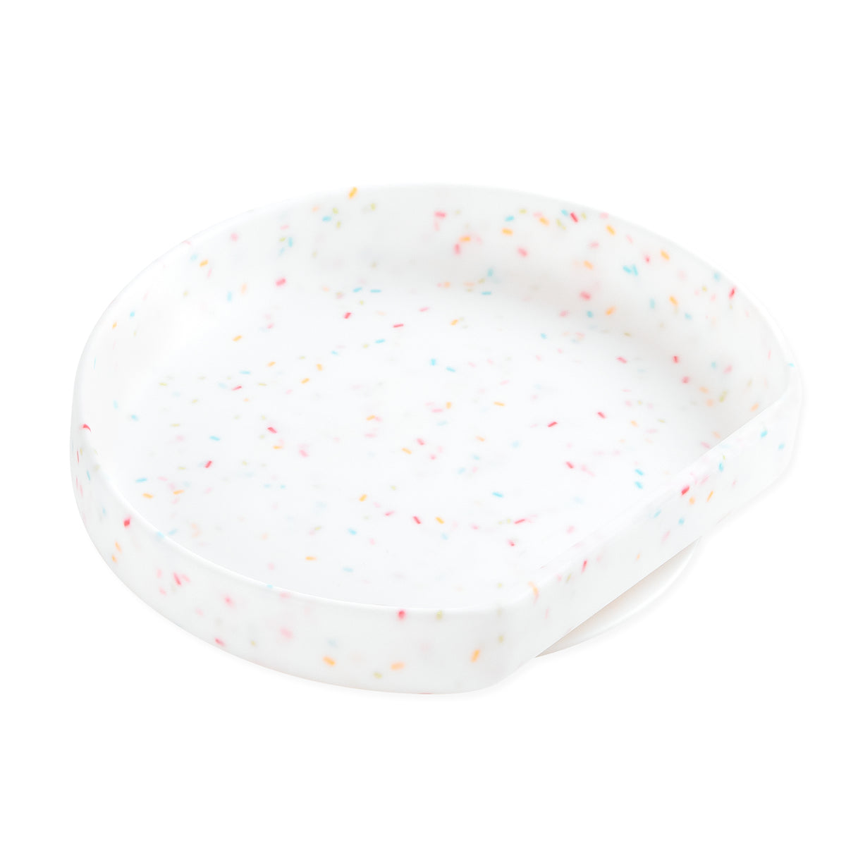 Bumkins Silicone Grip Plate - Vanilla Sprinkle