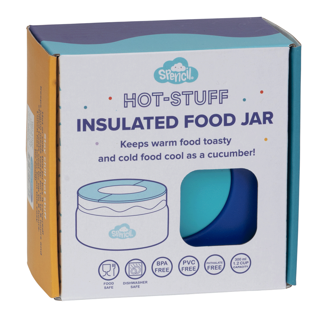 Spencil Hot Stuff Insulated Food Jar 300ml - Azure