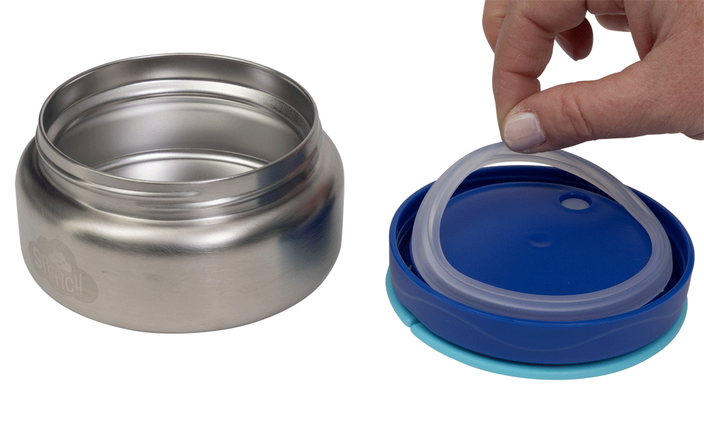 Spencil Hot Stuff Insulated Food Jar 300ml - Azure