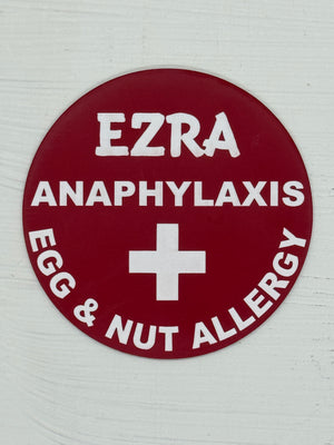 Anaphylaxis Allergy Tag