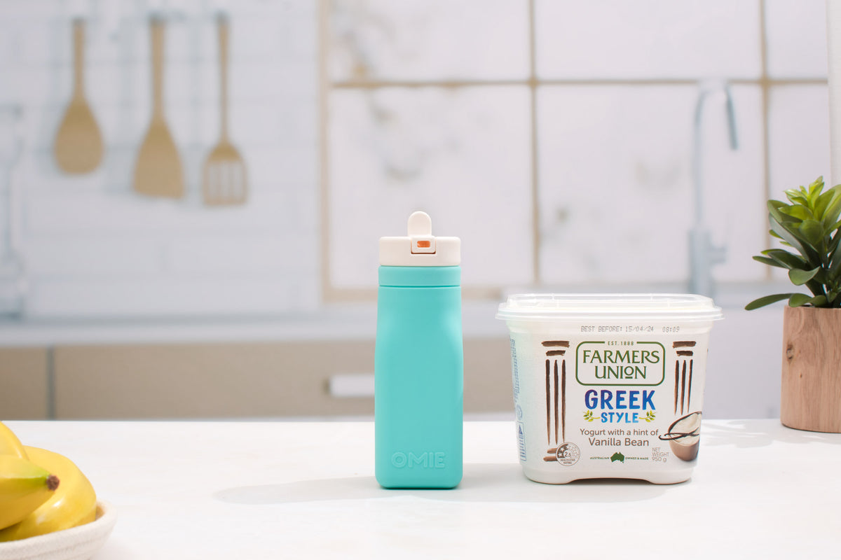 OMIEBOTTLE SILICONE DRINK BOTTLE 250ML