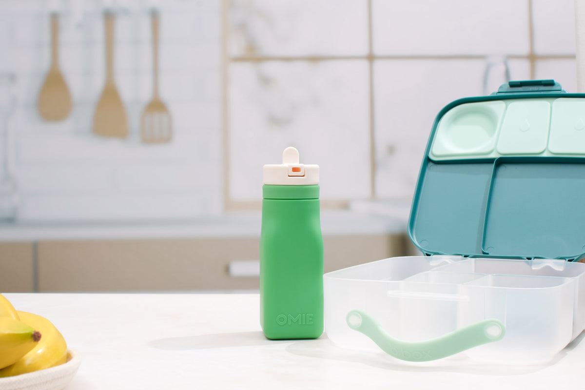 OMIEBOTTLE SILICONE DRINK BOTTLE 250ML