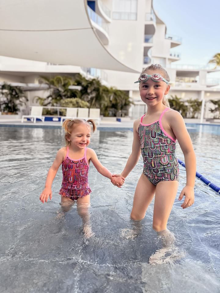 FUNKITA - LEARN TO FLY  TODDLER GIRL&#39;S BELTED FRILL ONE PIECE