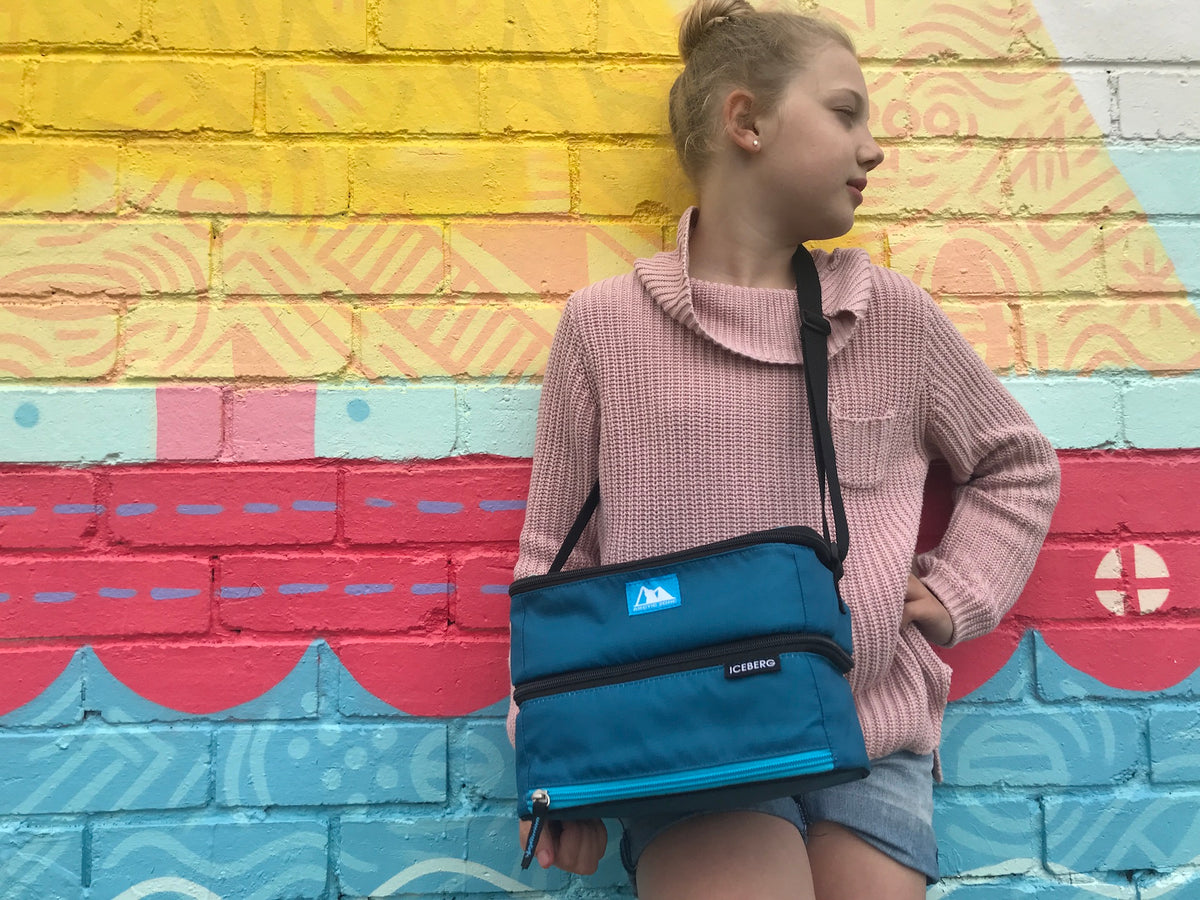 Arctic Zone Dual Lunch Bag - Sapphire Blue