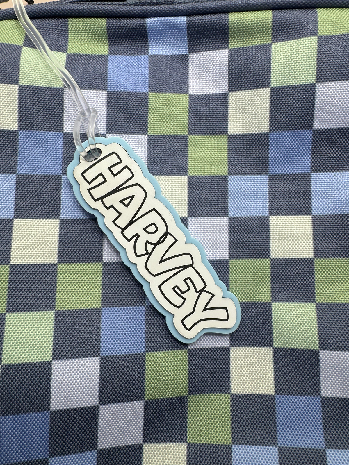 Large Personalised Laser Cut Bag Tag