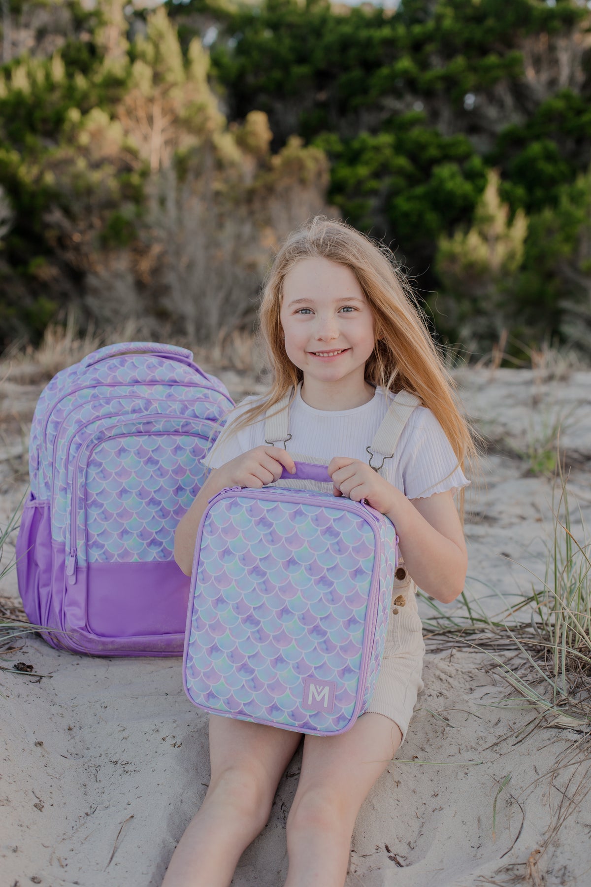 MontiiCo Large Insulated Lunch Bag - Sea Shine