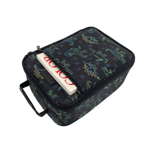 Sachi Insulated Lunch Bag - NEON DINOSAURS