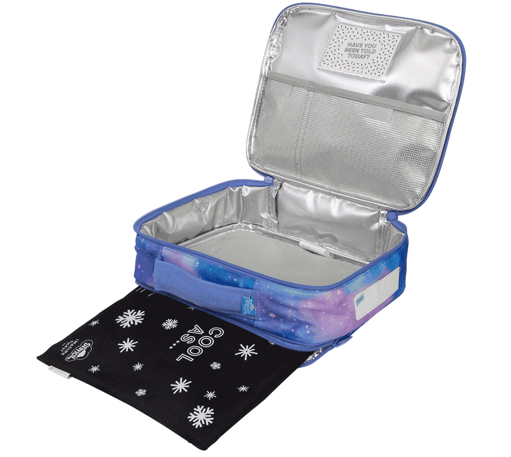 Spencil Big Cooler Lunch Bag + Chill Pack -  Cat-a-cosmic