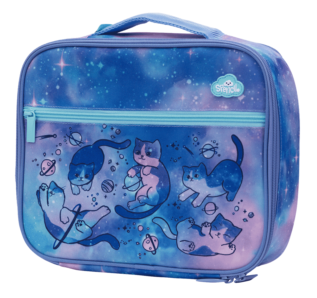 Spencil Big Cooler Lunch Bag + Chill Pack -  Cat-a-cosmic