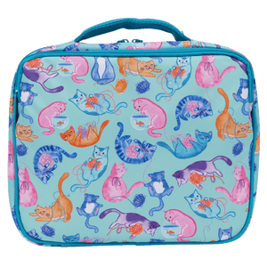 Spencil Big Cooler Lunch Bag + Chill Pack - CRAZY CATS