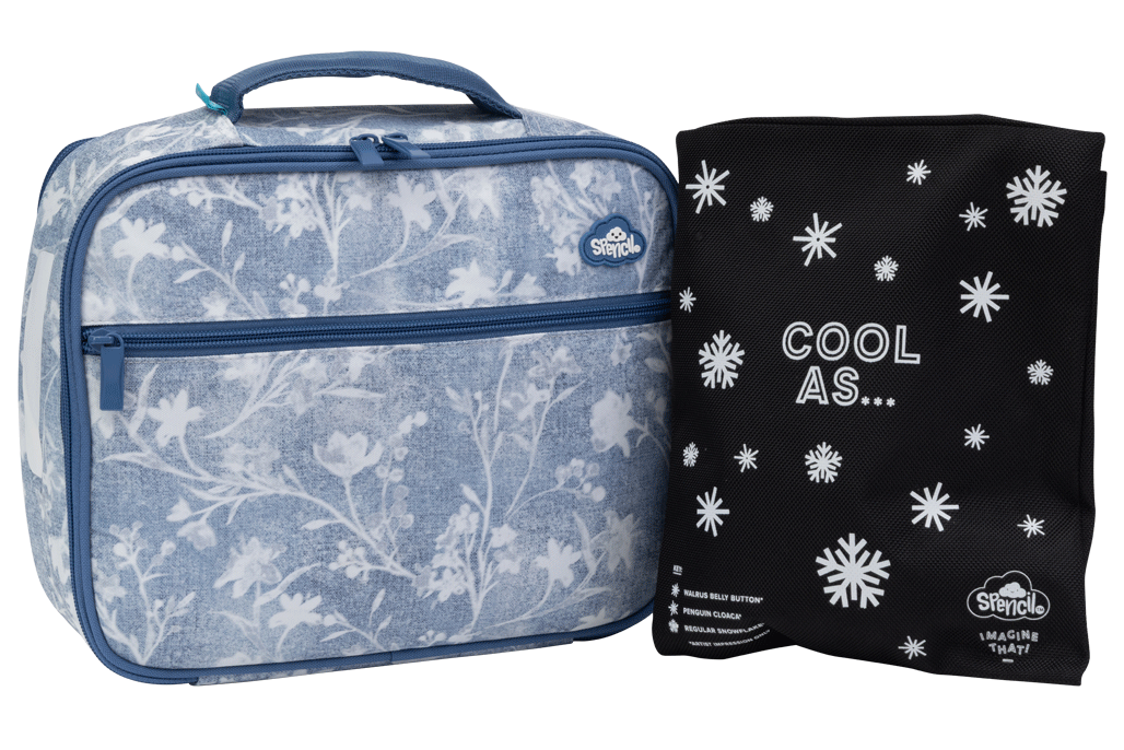 Spencil Big Cooler Lunch Bag + Chill Pack - Denim Daze