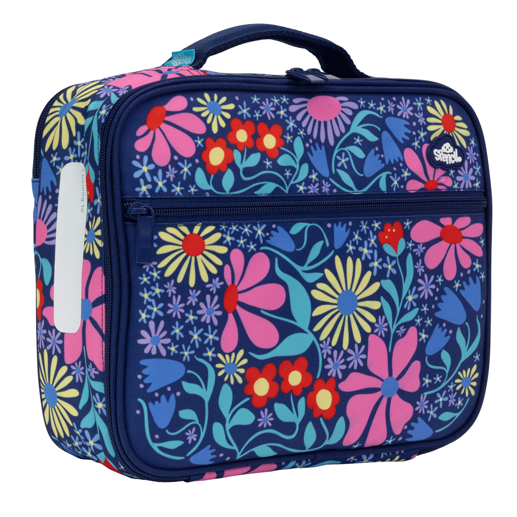 Spencil Big Cooler Lunch Bag + Chill Pack - FLOWER FUN