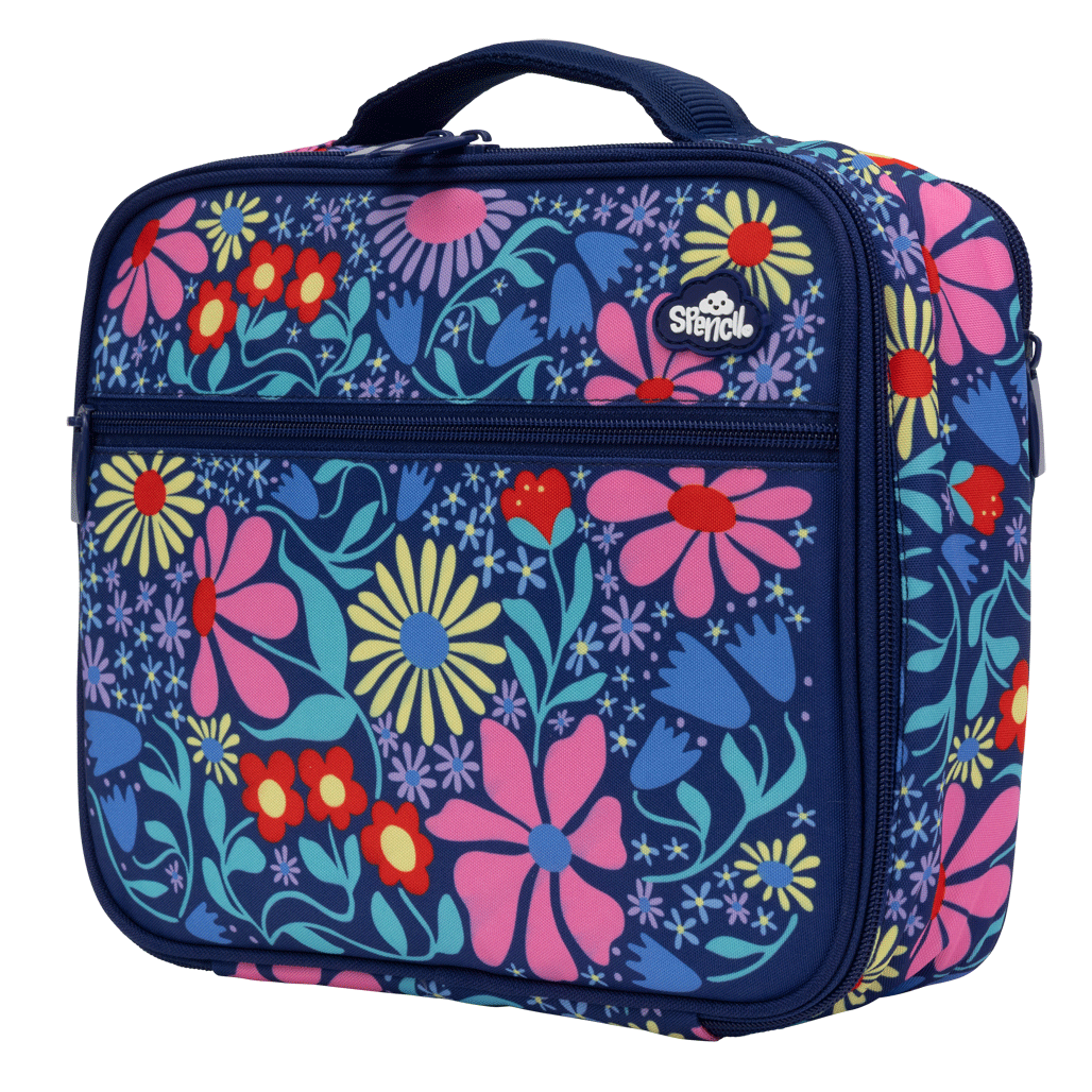 Spencil Big Cooler Lunch Bag + Chill Pack - FLOWER FUN
